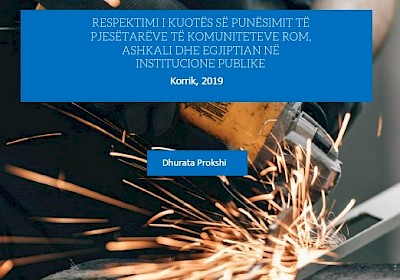 Respect of the employment quota of members of Roma, Ashkali and Egyptian communities in public institutions